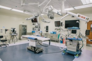 One of seven operating rooms in the Robert L. Tidwell Procedure Center. 