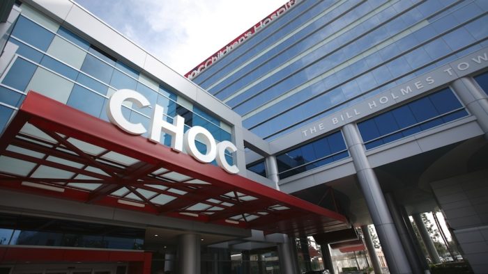 choc sign at choc hospital