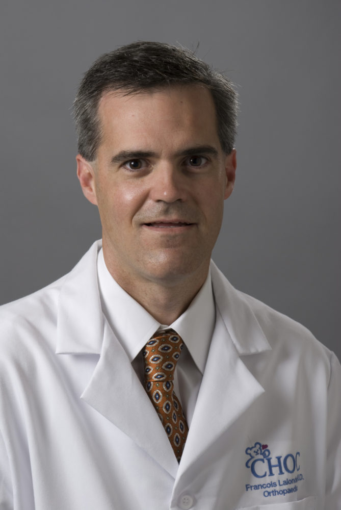Dr. Francois Lalonde, a board certified pediatric orthopaedic surgeon