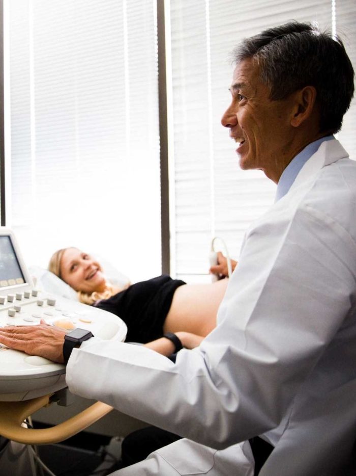 Pregnant woman received ultrasound from OBGYN