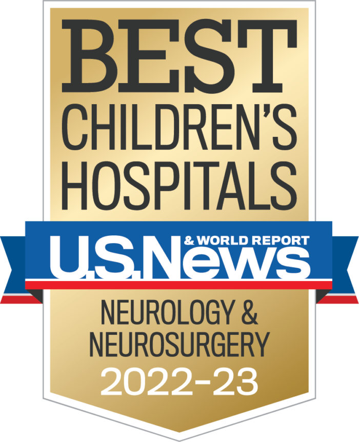 U.S. News & World Reports Best Children's Hospitals banner 2022-2023