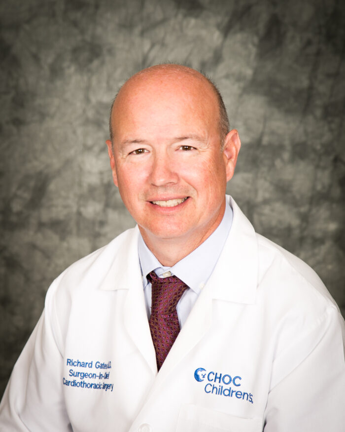 Headshot of Dr. Richard Gates. director of cardiothoracic surgery at the CHOC Heart Institute