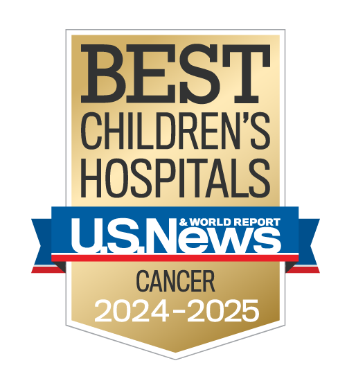 U.S. News and World Report badge 2024-25 - CHOC ranks as best hospital for cancer